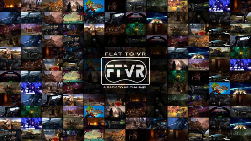 Back To VR su YouTube diventa “Flat To VR”: tutti i migliori giochi tradizionali giocabili anche in VR!