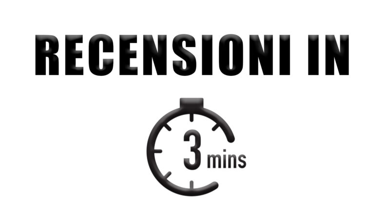 Novità: arrivano le recensioni in 3 minuti