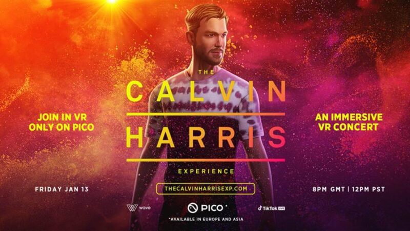 Calvin Harris apre una serie di concerti in VR di Wave su Pico